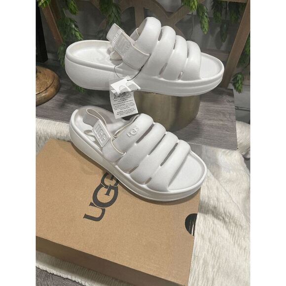 UGG Other - UGG Kids' Sport Yeah Slide Sandals - White 3 Little Kid/Big Kid